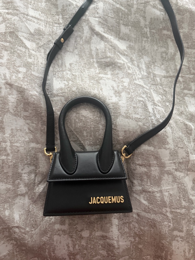 Jacquemus Black Le Chiquito Mini Leather Shoulder Bag
